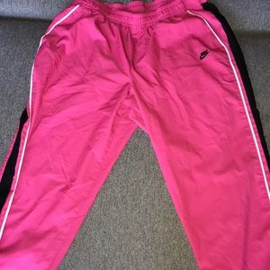 Pink Nike Track pants